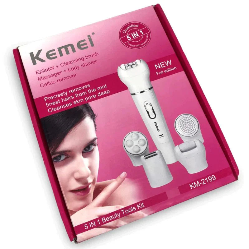 QuantumGlow™ 5-in-1 Rechargeable Beauty Care Kit