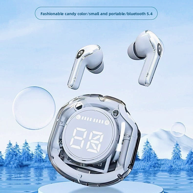 Transparent Bluetooth 5.3 Wireless Earbuds