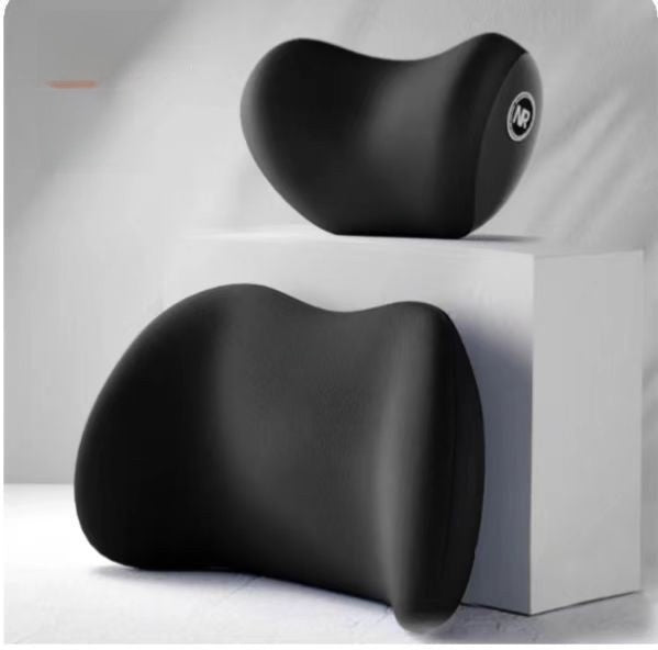 Memory Foam Car Headrest and Lumbar Support Pillow Set