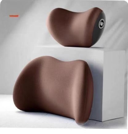 Memory Foam Car Headrest and Lumbar Support Pillow Set