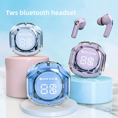 Transparent Bluetooth 5.3 Wireless Earbuds